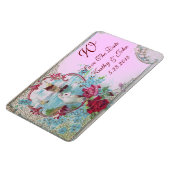 ROMANTİCA MONOGRAM, slaat de datum op Magneet (Linkerzijde)