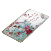 ROMANTİCA MONOGRAM, slaat de datum op Magneet (Linkerzijde)