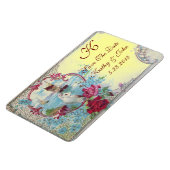 ROMANTİCA MONOGRAM, sparen de Datum, Geel Magneet (Linkerzijde)