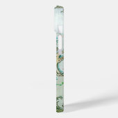 ROMANTICA Rode Rozen,Zeegezicht Bloemig Monogram Case-Mate iPhone Case (Achterkant / Links)