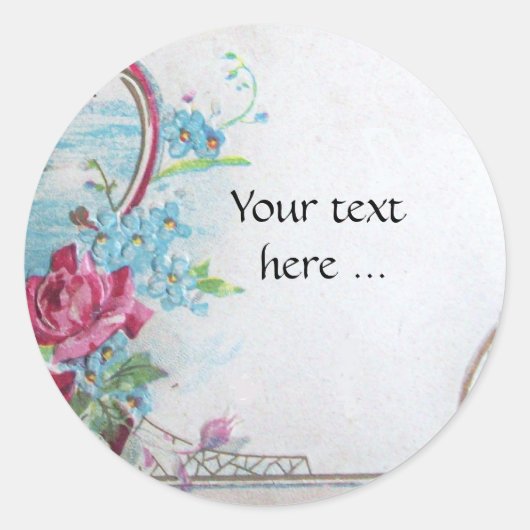ROMANTICA RONDE STICKER (Voorkant)