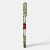 ROMANTICA / ROZEN ; BLAUWE BLOEMEN MET VOGEL, wit Case-Mate iPhone Case (Achterkant / Rechts)