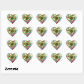 ROMANTICA / ST. PATRICK'S SHAMROCK HEART HART STICKER (Vel)