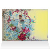 ROMANTICA/VALENTIJN CUPID GATHERING PINK ROSES (Binnen Horizontaal (Boven))