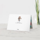 ROMANTICA/VALENTIJN CUPID GATHERING PINK ROSES FEESTDAGEN KAART (Achterkant)