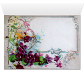 ROMANTICA/VOORRUIT IN DE SNEEUW, PANSIES, SNOWDROP (Binenzijde Horizontaal (Onderkant))