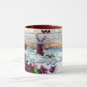 ROMANTICA Winterlandschap met Pansies Mok (Midden)