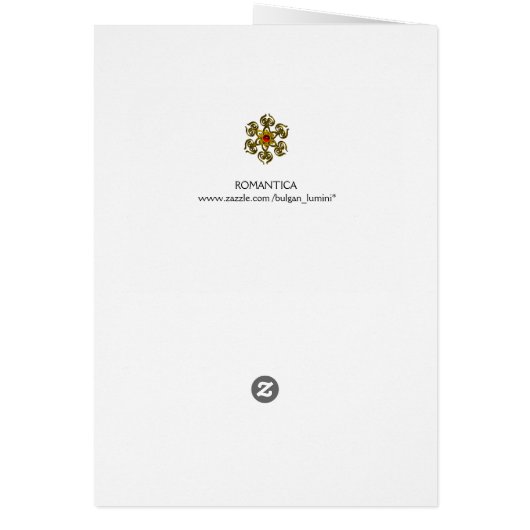 ROMANTICA/WITTE DOVE MET BRIEF-MOEDERDAG (Achterkant)