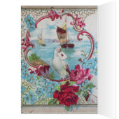 ROMANTICA / WITTE DUIF MET BRIEF MOEDERDAG (Binnen (Links))