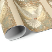 Romantically Nostalgic Peace Dove  Cadeaupapier (Rol Hoek)