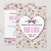RomanticCharm collectie voor bloembruiloft Kaart (Voorkant / Achterkant)