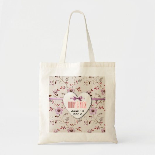 RomanticCharm collectie voor bloembruiloft Tote Bag (Voorkant)