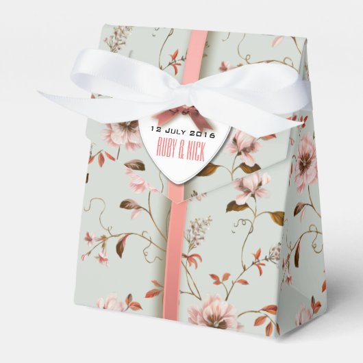 RomanticCharm Floral Wedding collectie Bedankdoosjes (Voorkant Zijde)
