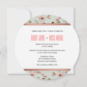 RomanticCharm  Floral Wedding collectie Kaart (Achterkant)