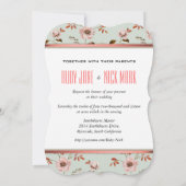 RomanticCharm  Floral Wedding collectie Kaart (Achterkant)