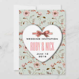 RomanticCharm Floral Wedding collectie Kaart