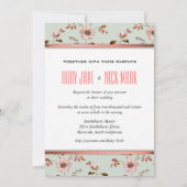 RomanticCharm Floral Wedding collectie Kaart (Achterkant)