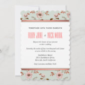 RomanticCharm Floral Wedding collectie Kaart (Achterkant)