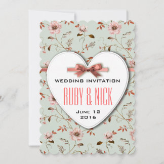 RomanticCharm Floral Wedding collectie Kaart