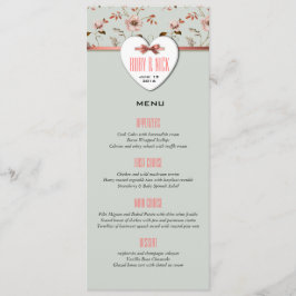 RomanticCharm  Floral Wedding collectie Menu