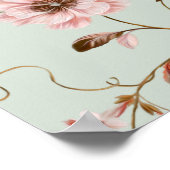 RomanticCharm  Floral Wedding collectie Poster (Hoek)