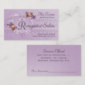 Romantico L Visitekaartje Afsprakenkaartje (Voorkant / Achterkant)