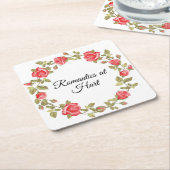 Romantics at Hart Kartonnen Onderzetters (Schuin)