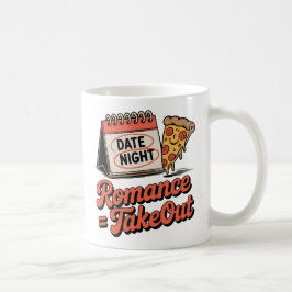 Romantiek = Afhaalmaaltijd | Casual liefde met voe Koffiemok