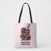 Romantiek Boekenclub Bookish Tote Bag (Voorkant)
