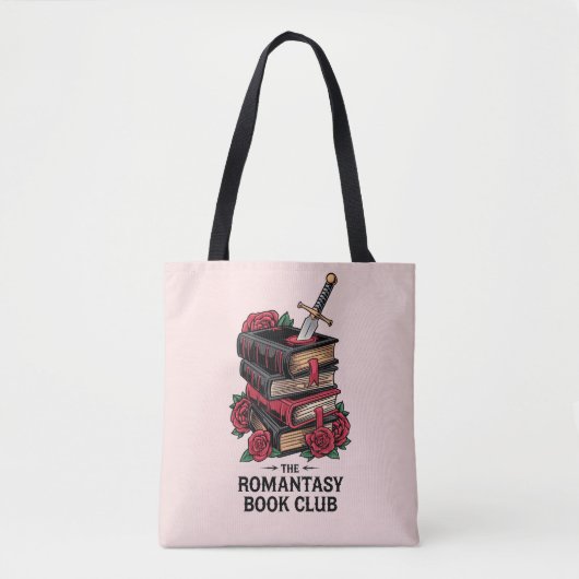 Romantiek Boekenclub Bookish Tote Bag (Voorkant)