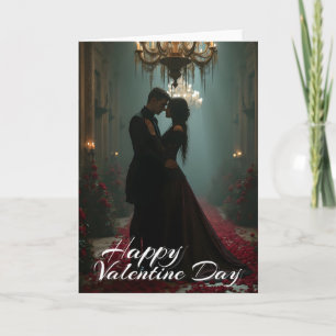 Romantiek in de Rose Hall voor Valentijnsdag Kaart
