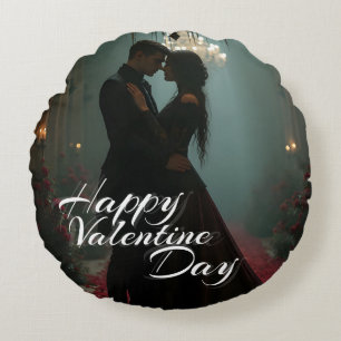 Romantiek in de Rose Hall voor Valentijnsdag Rond Kussen