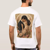 Romantiek in de rozentuin. t-shirt (Achterkant)