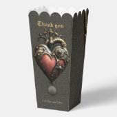 Romantiek in wielen en buizen de steampunk-ziel bedankdoosjes (Voorkant)