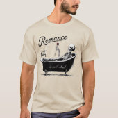 Romantiek is niet dood t-shirt (Voorkant)