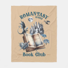 Romantiek Lezer Dragon Book Club Castle Fleece Deken