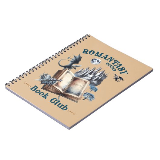 Romantiek Lezer Dragon Book Club Castle Notitieboek (Linkerzijde)
