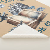 Romantiek Lezer Dragon Book Club Castle Sherpa Deken (3/4)