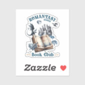 Romantiek Lezer Dragon Book Club Castle Sticker (Vel)