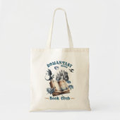Romantiek Lezer Dragon Book Club Castle Tote Bag (Voorkant)