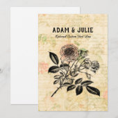 Romantiek Liefde Bruiloft Jubileum of Valentijnsda Bedankkaart (Voorkant / Achterkant)