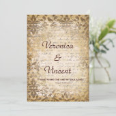  romantiek met Bijbelvers Trouwen Kaart (Staand voorkant)