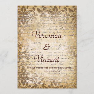  romantiek met Bijbelvers Trouwen Kaart