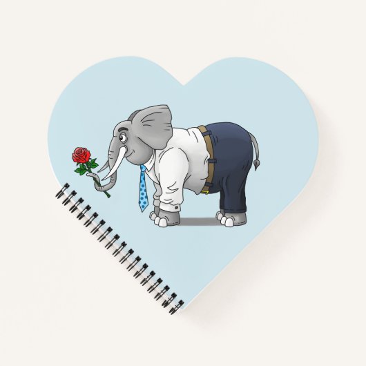 Romantiek met een Olifant Notitieboek (Voorkant)