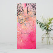 ROMANTIEK/ ROMANTISCHE MINNAARS IN ROZE FUCHSIA GL KAART (Staand voorkant)