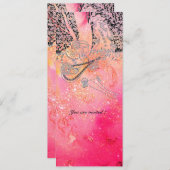 ROMANTIEK/ ROMANTISCHE MINNAARS IN ROZE FUCHSIA GL KAART (Voorkant / Achterkant)