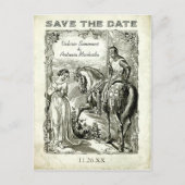  romantiek Save the Date Briefkaarten (Voorkant)