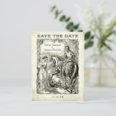  romantiek Save the Date Briefkaarten (Staand voorkant)