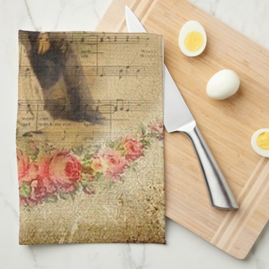 romantiek theedoek (Quarter Fold)