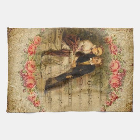 romantiek theedoek (Horizontaal)